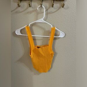 PacSun Orange Crop Top